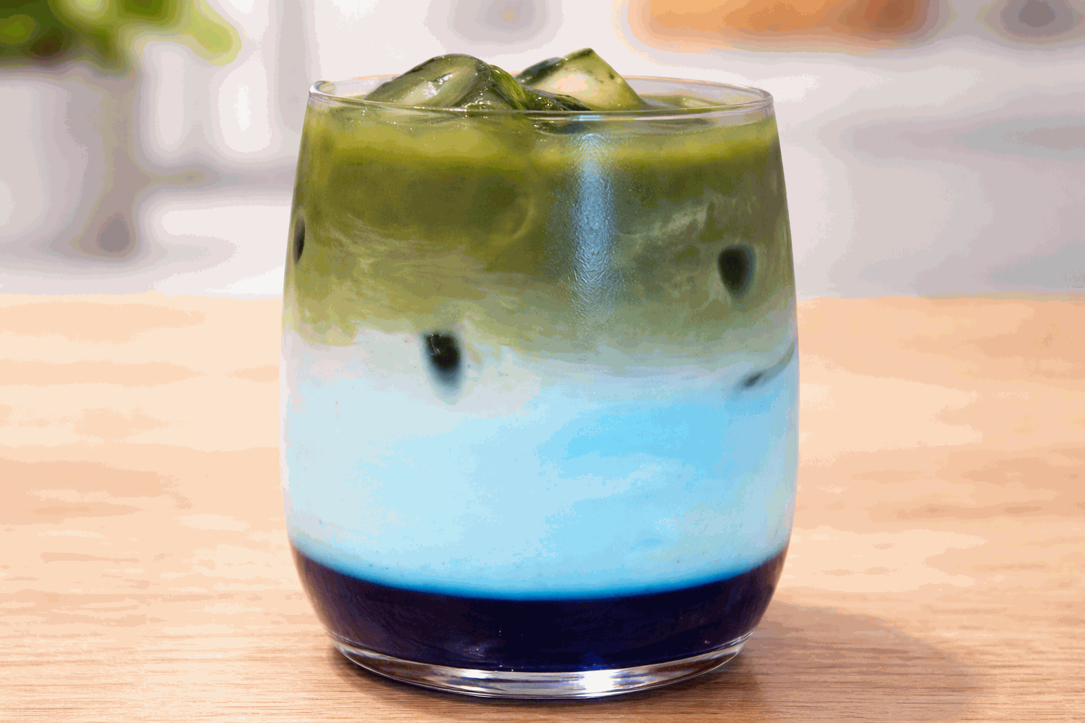 Blueberries Matcha