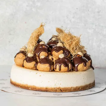 Kunafa Puff Cheesecake