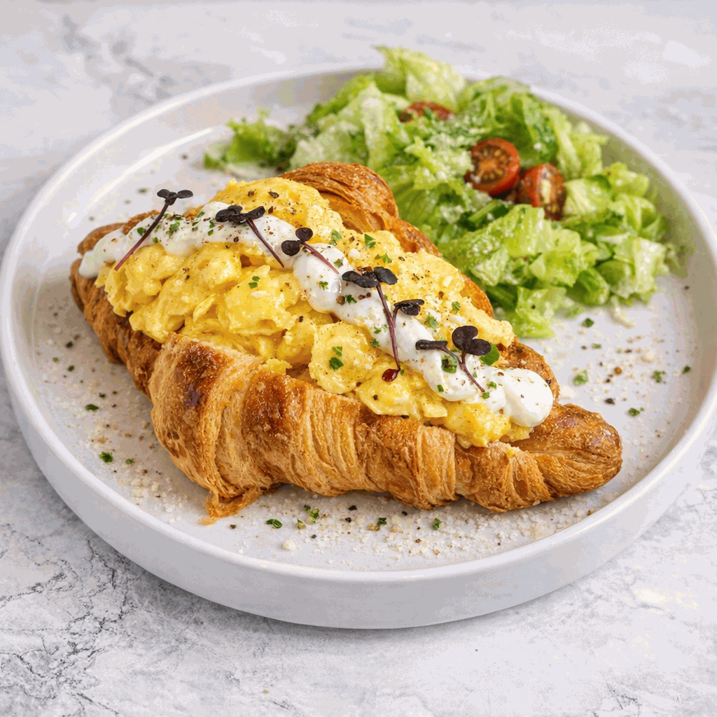 Croissant Scrambled Egg