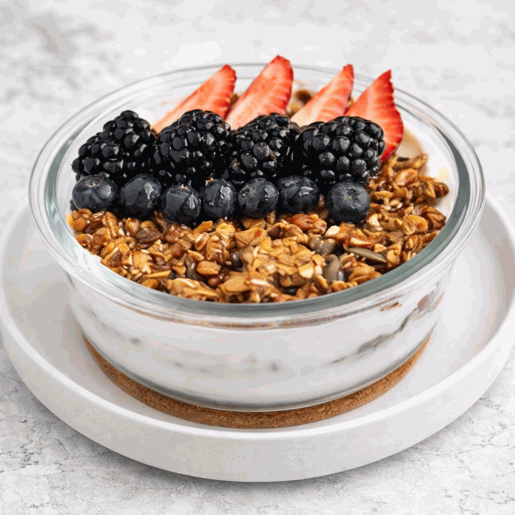 Greek yoghurt with granola