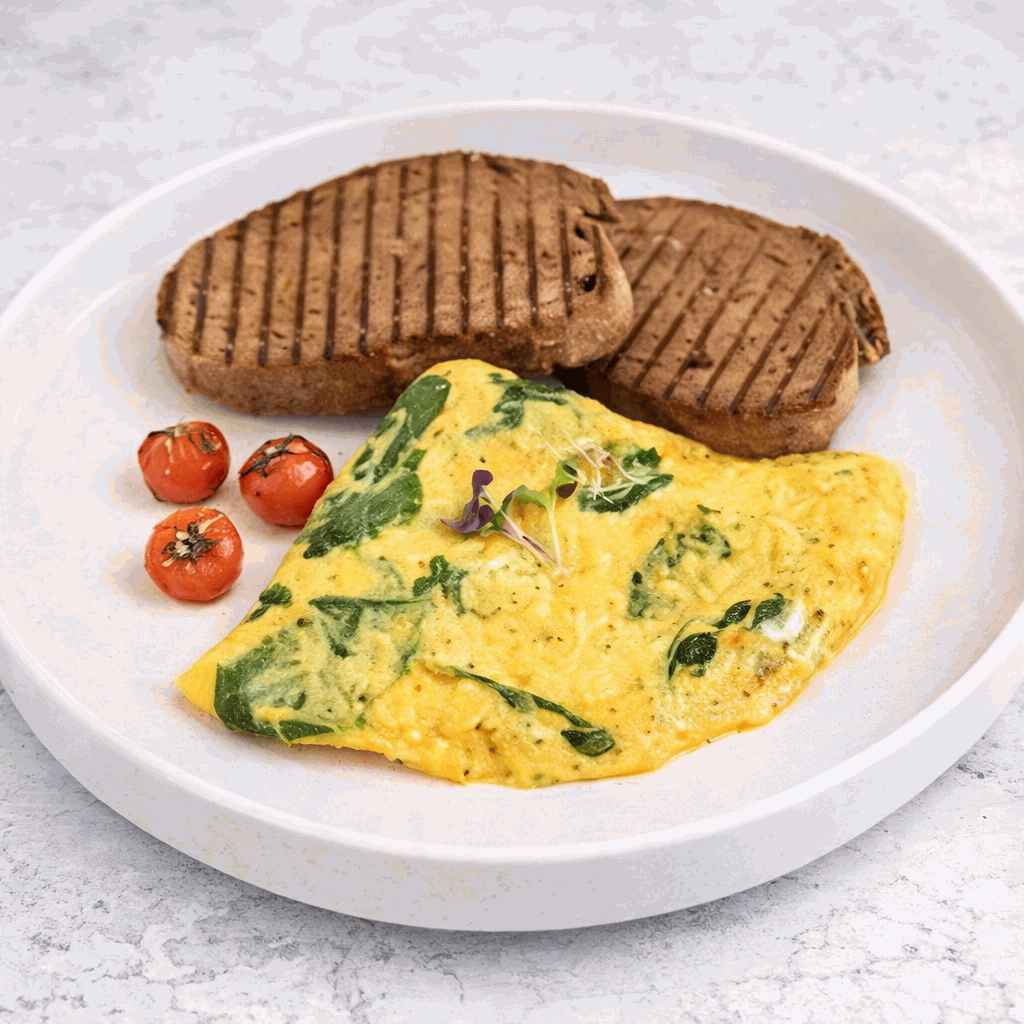 Chia Spinach Omelete